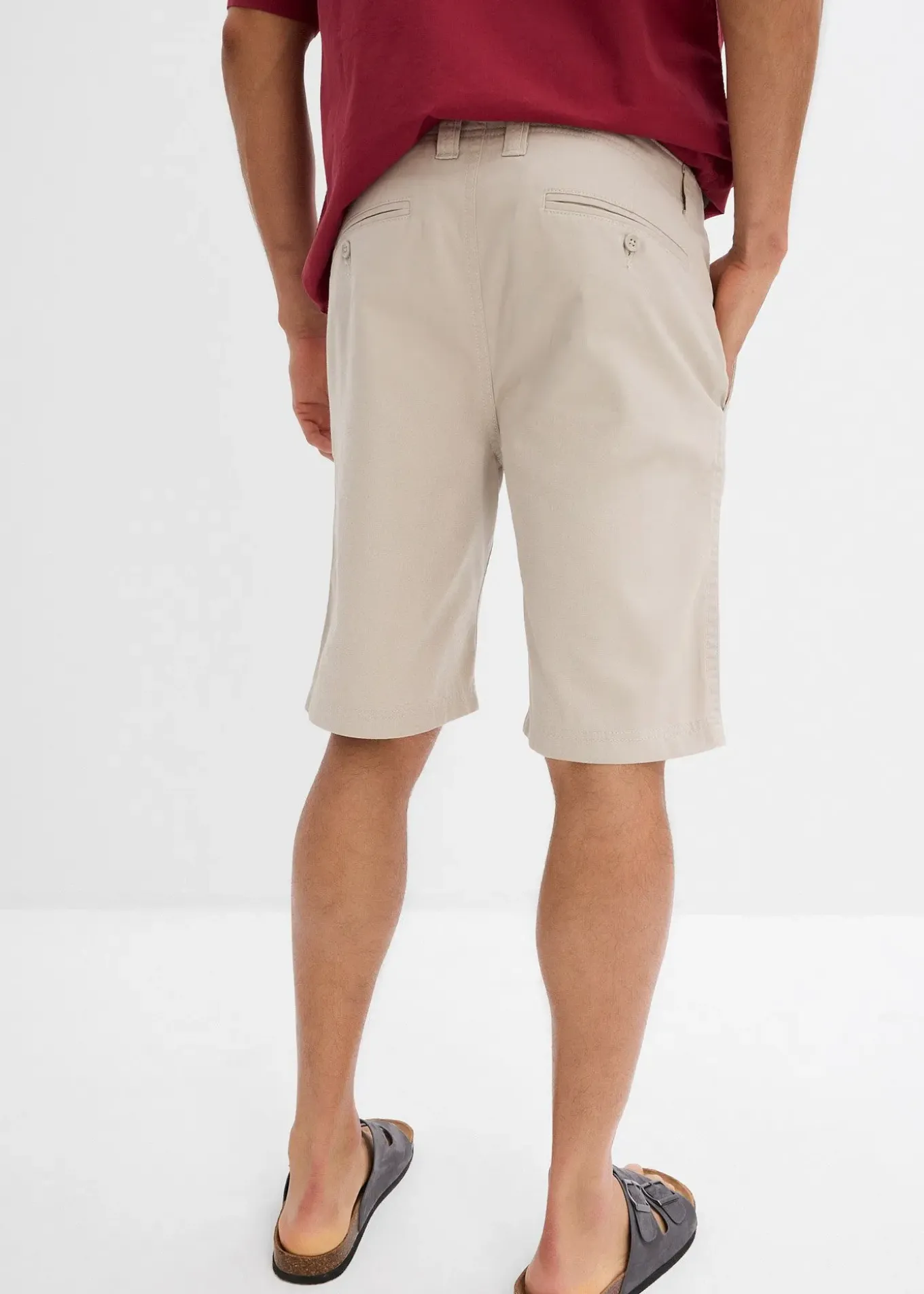 Bermuda chino 100% coton, regular