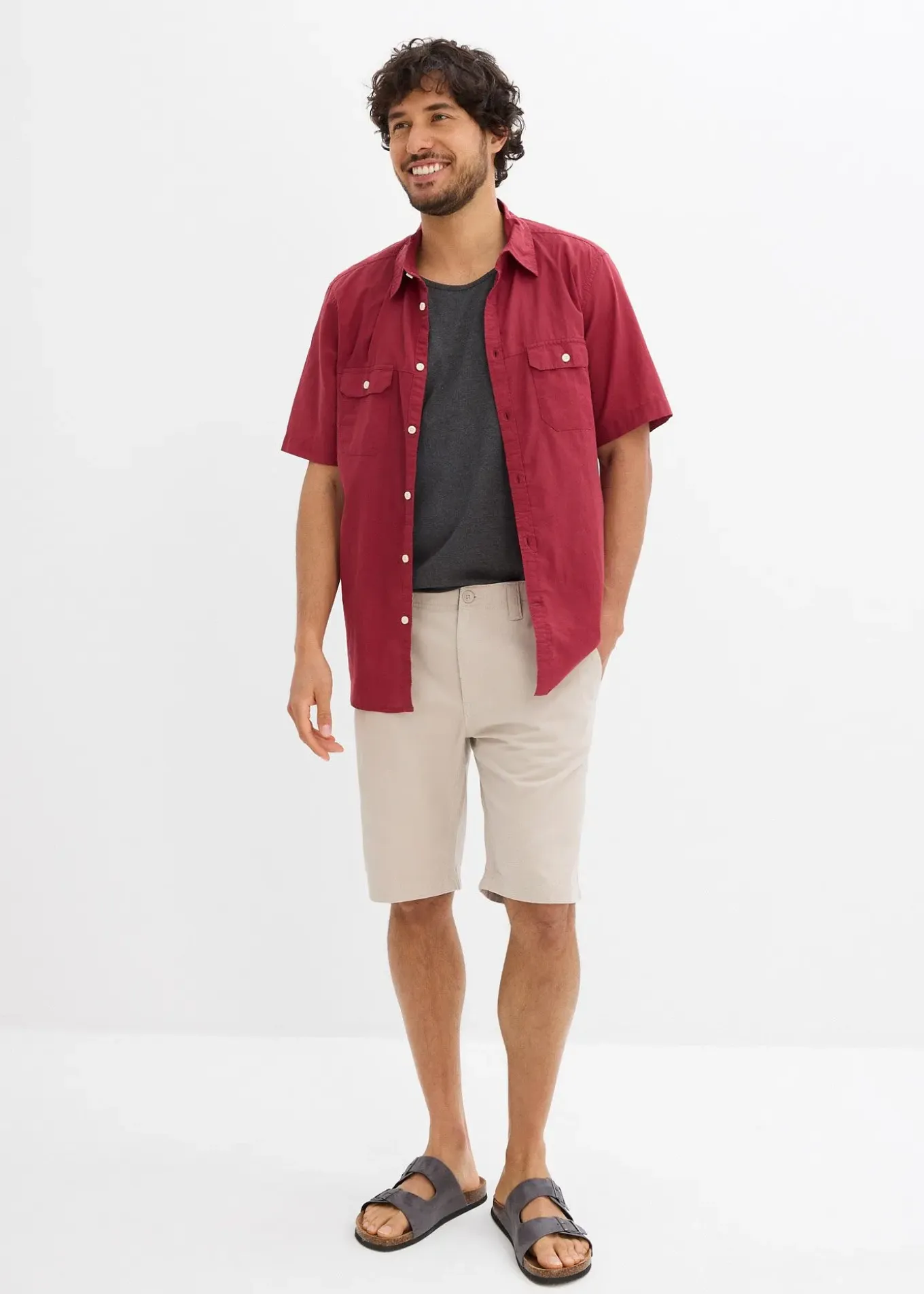 Bermuda chino 100% coton, regular