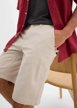 Bermuda chino 100% coton, regular