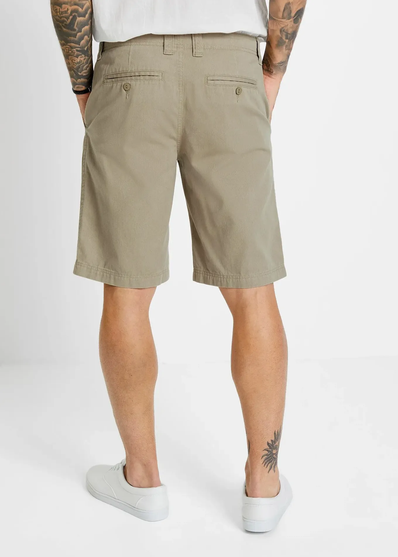 Bermuda chino 100% coton, regular