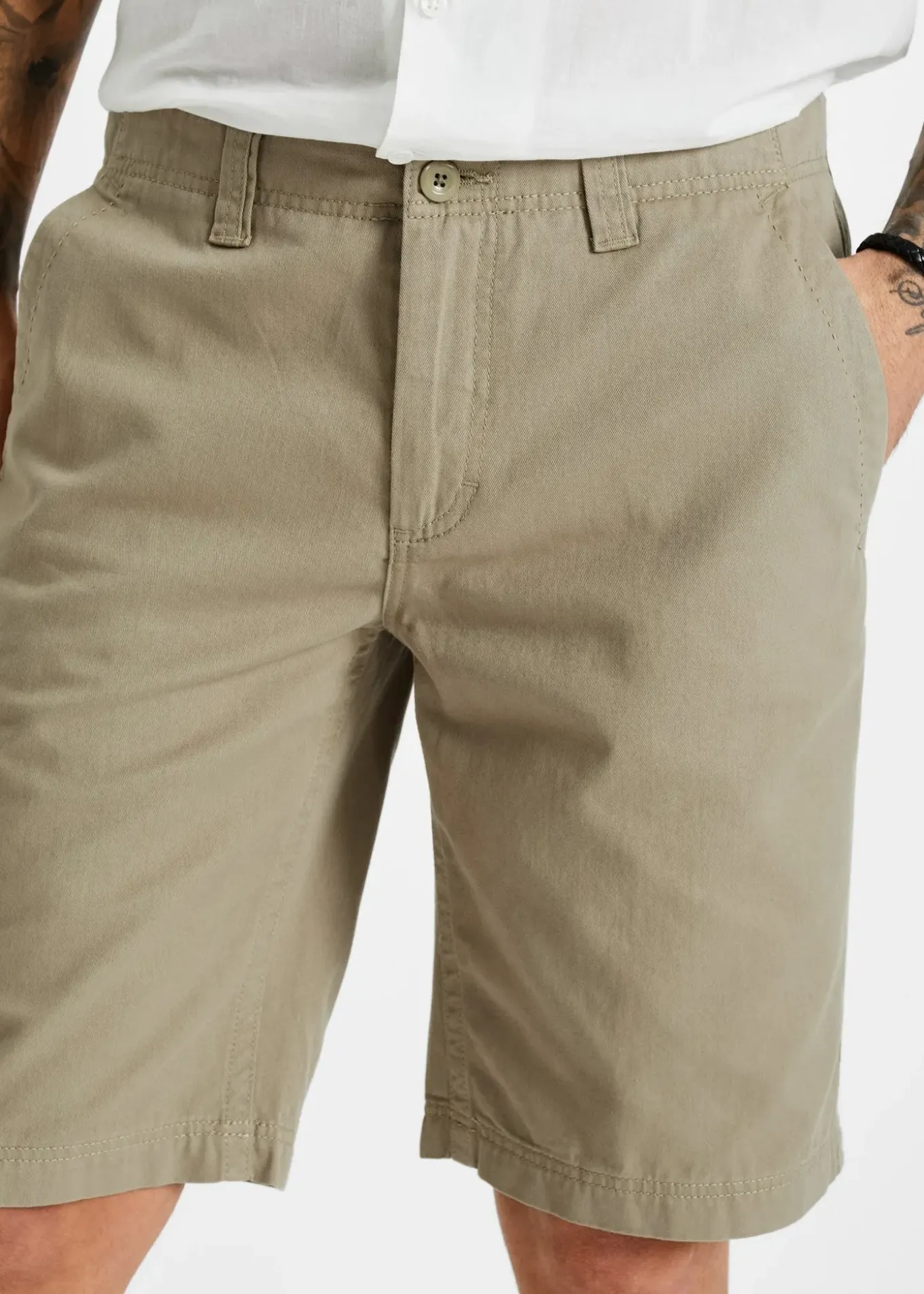 Bermuda chino 100% coton, regular