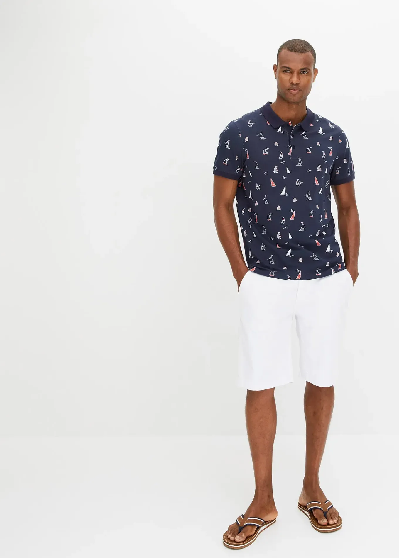 Bermuda chino 100% coton, regular