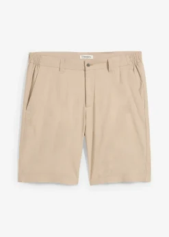 Bermuda chino en lin mélangé, Regular