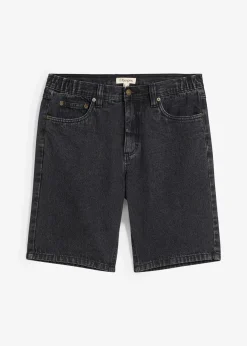 Bermuda classique en jean avec taille élastiquée