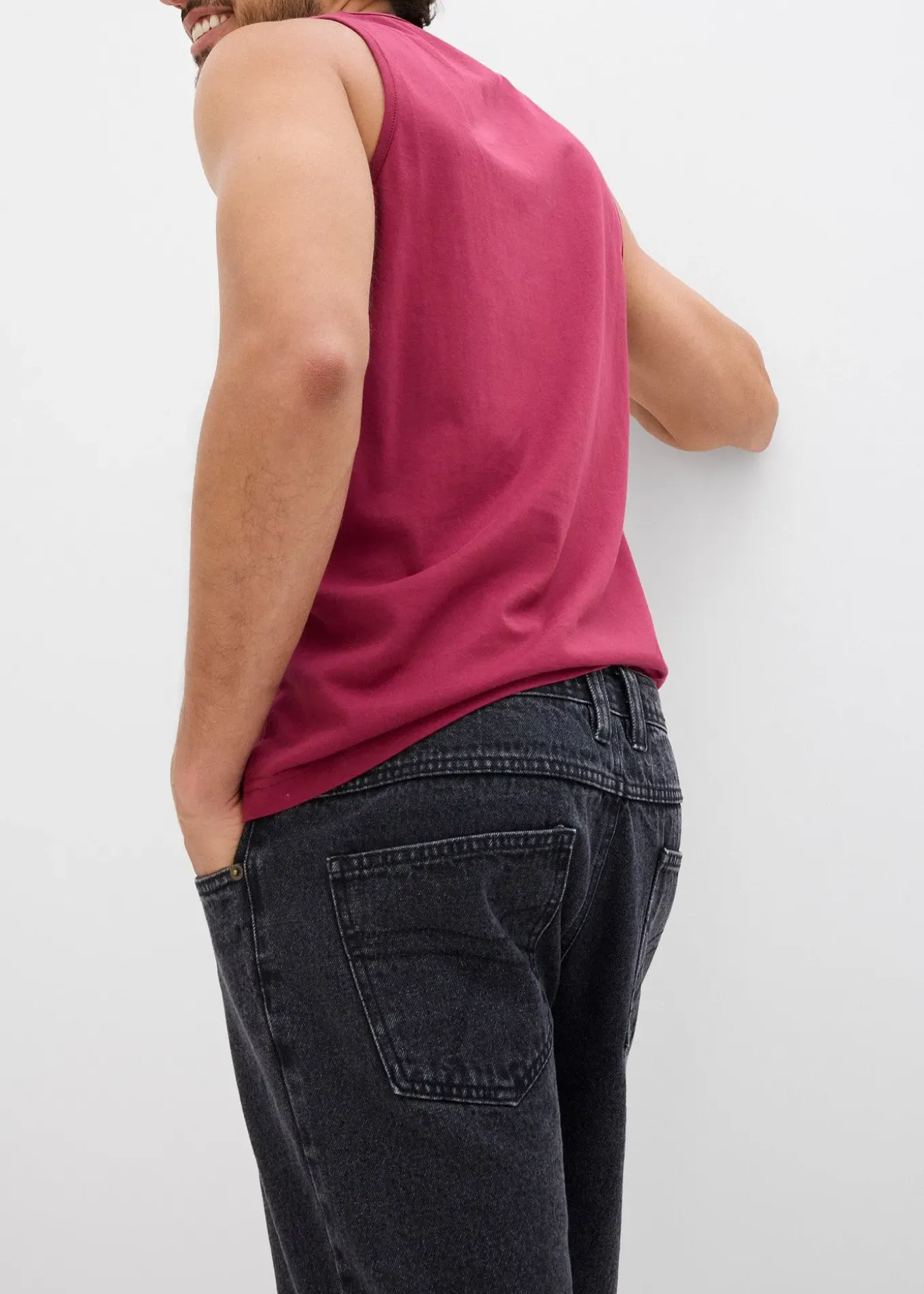 Bermuda classique en jean avec taille élastiquée