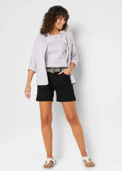 Bermuda coton avec taille élastiquée