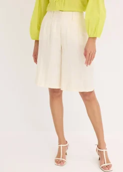 Bermuda doux en viscose mélangée