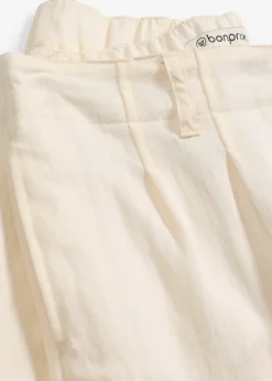 Bermuda doux en viscose mélangée