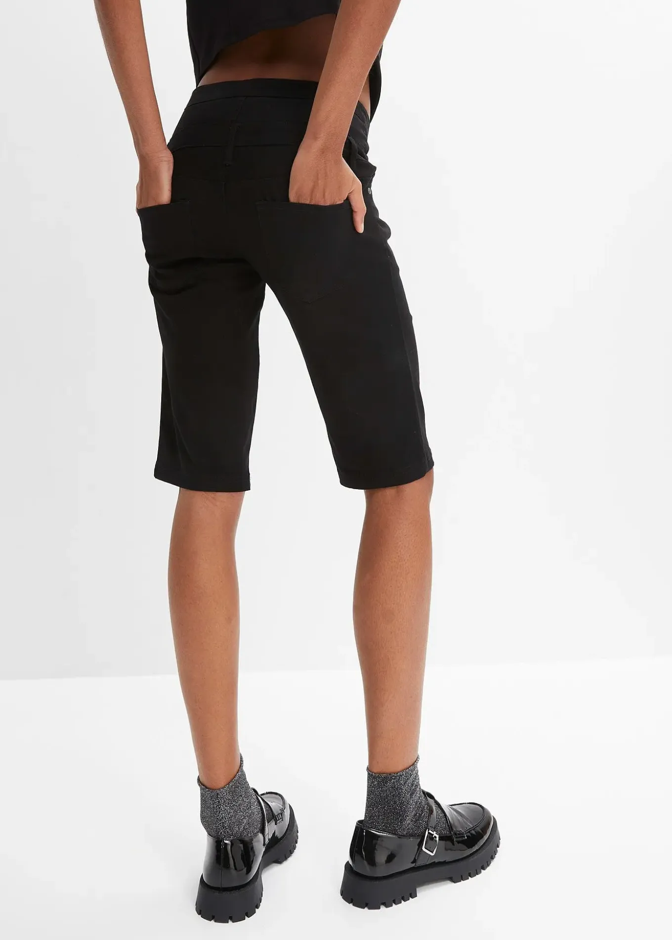 Bermuda en coton extensible