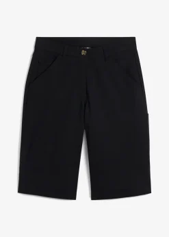 Bermuda en coton, longueur genou, détails utilitaires