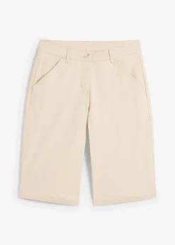 Bermuda en coton, longueur genou, détails utilitaires