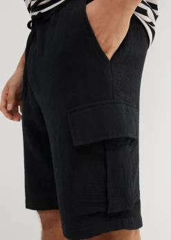 Bermuda en gaze de coton, regular