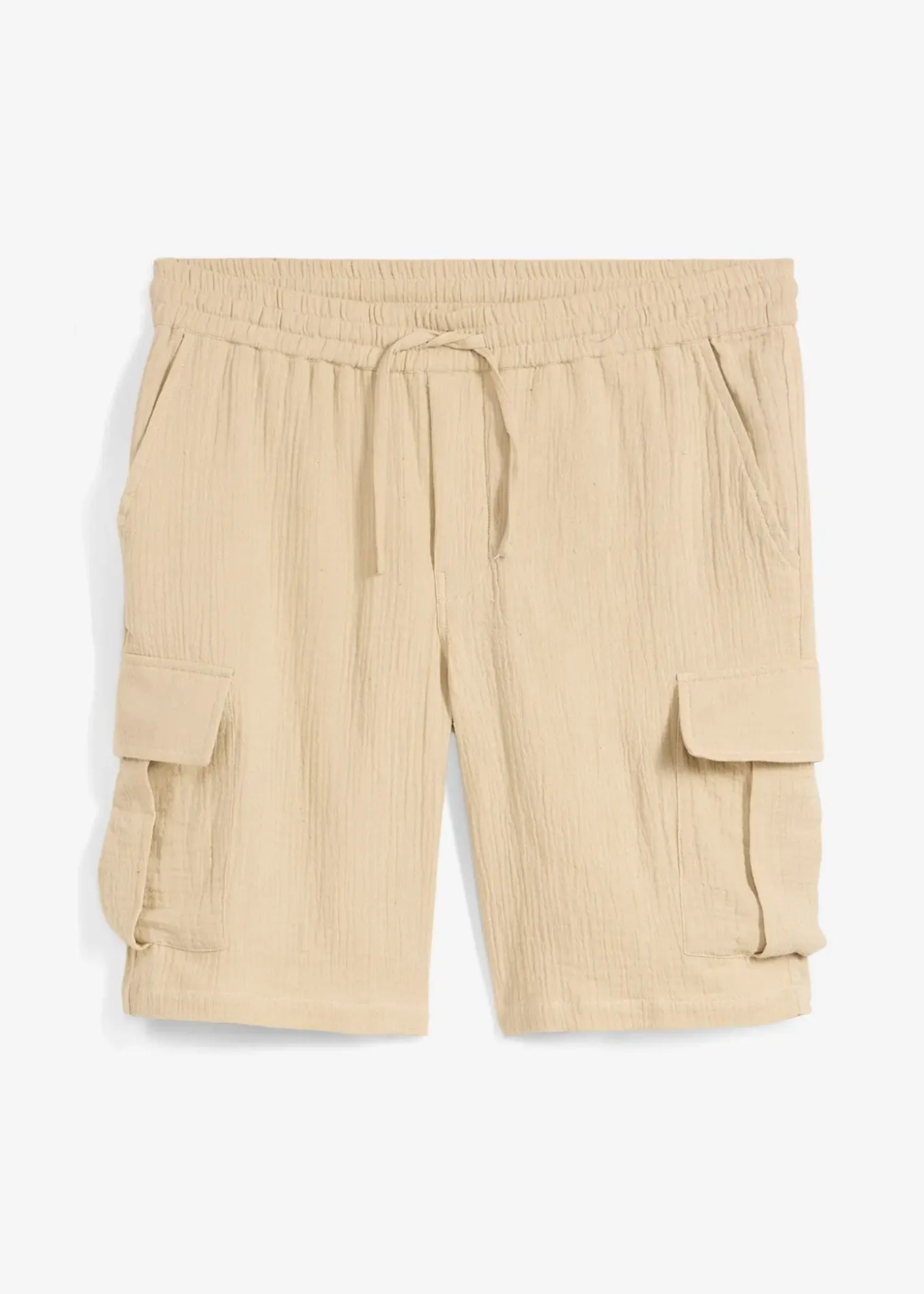 Bermuda en gaze de coton, regular