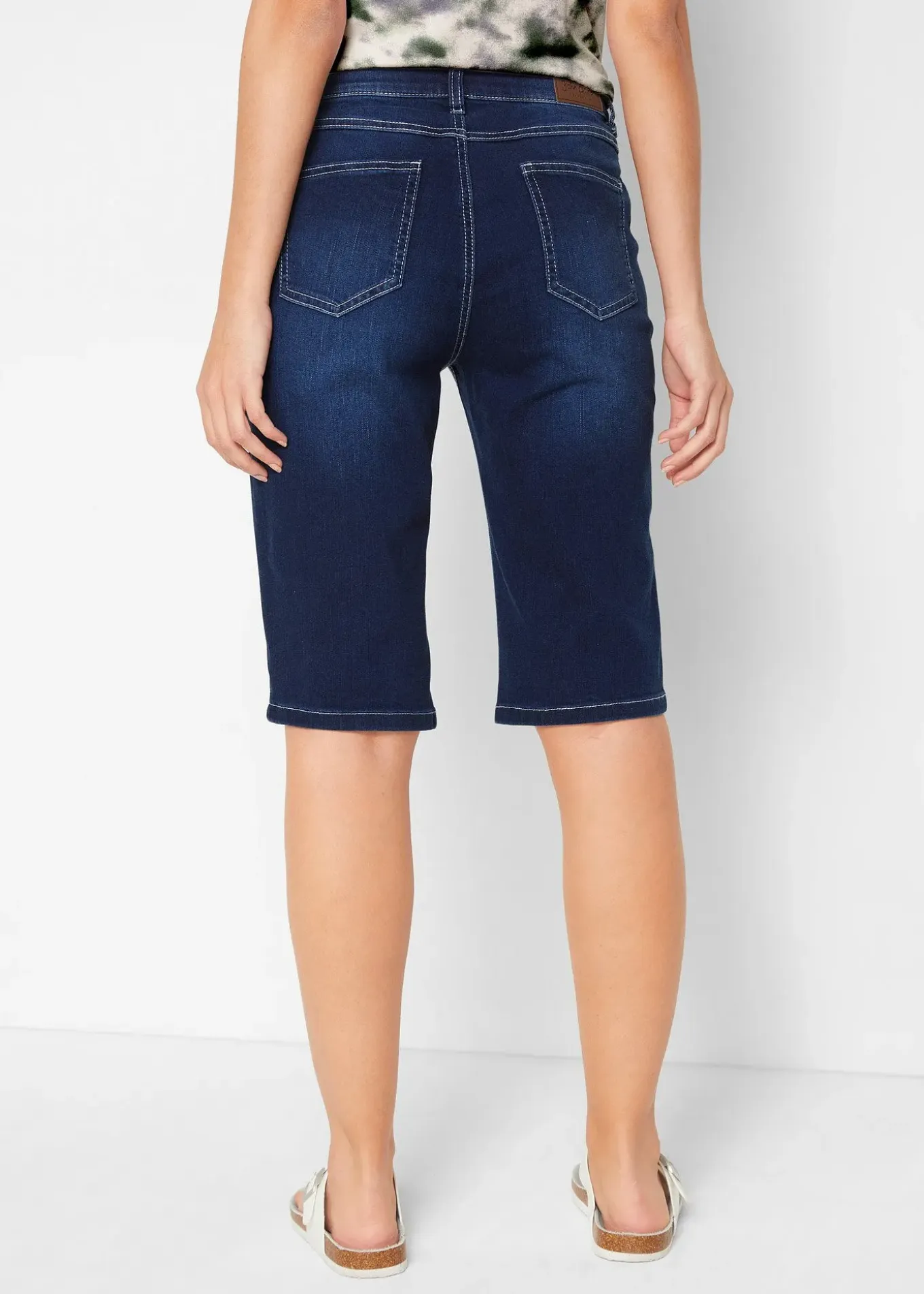 Bermuda en jean confort stretch