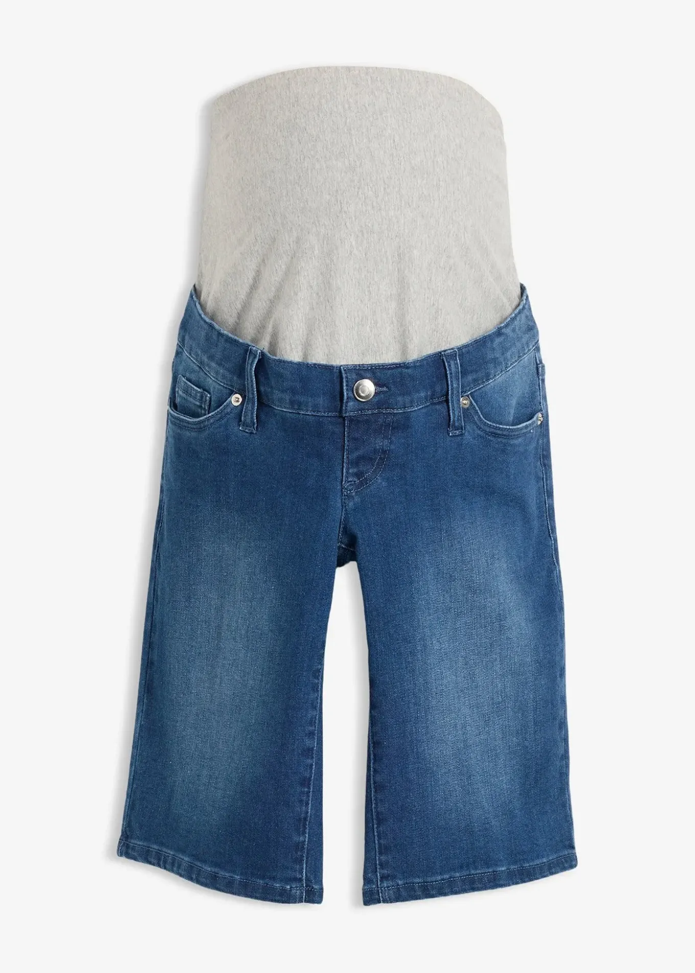 Bermuda en jean de grossesse