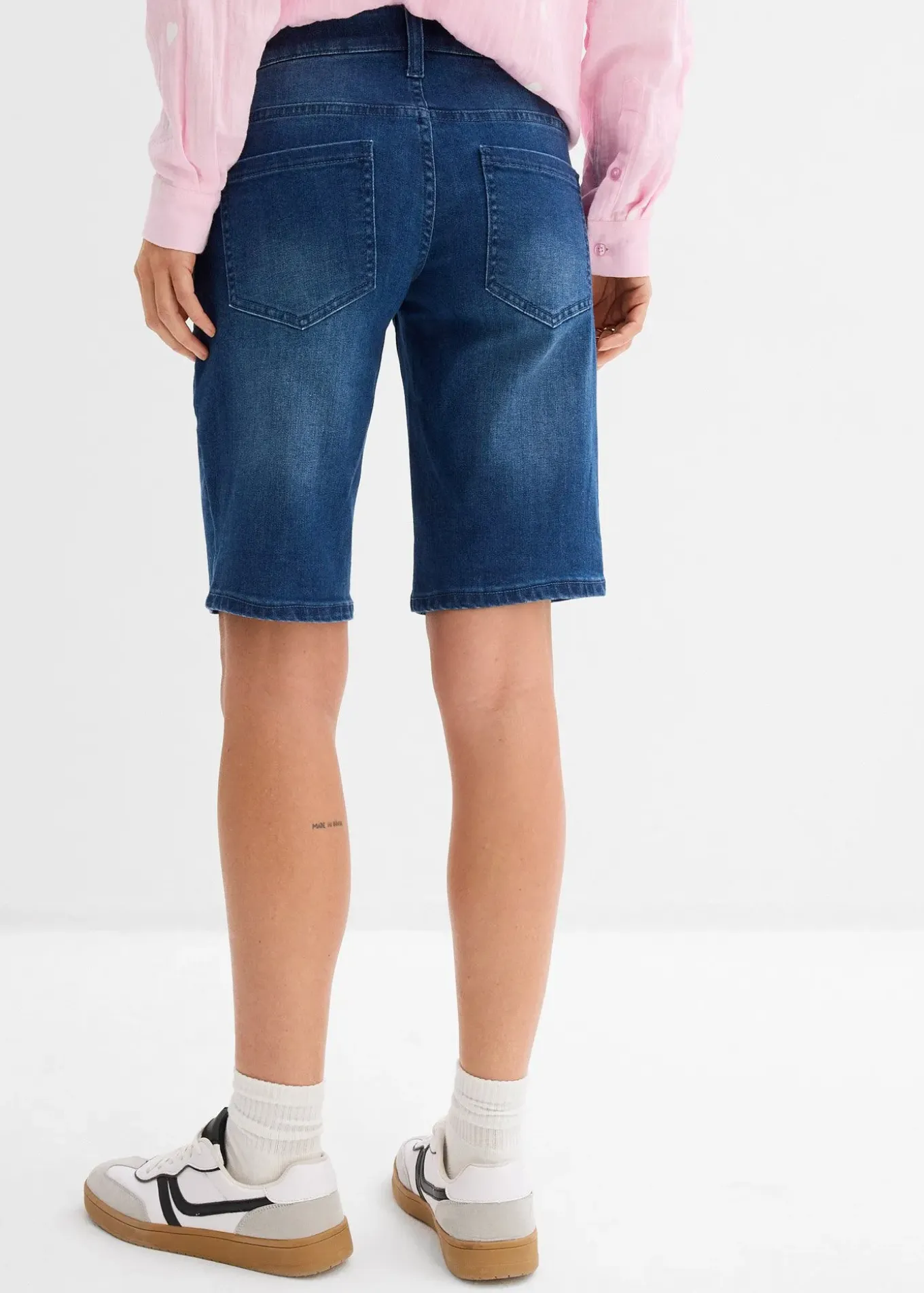 Bermuda en jean de grossesse