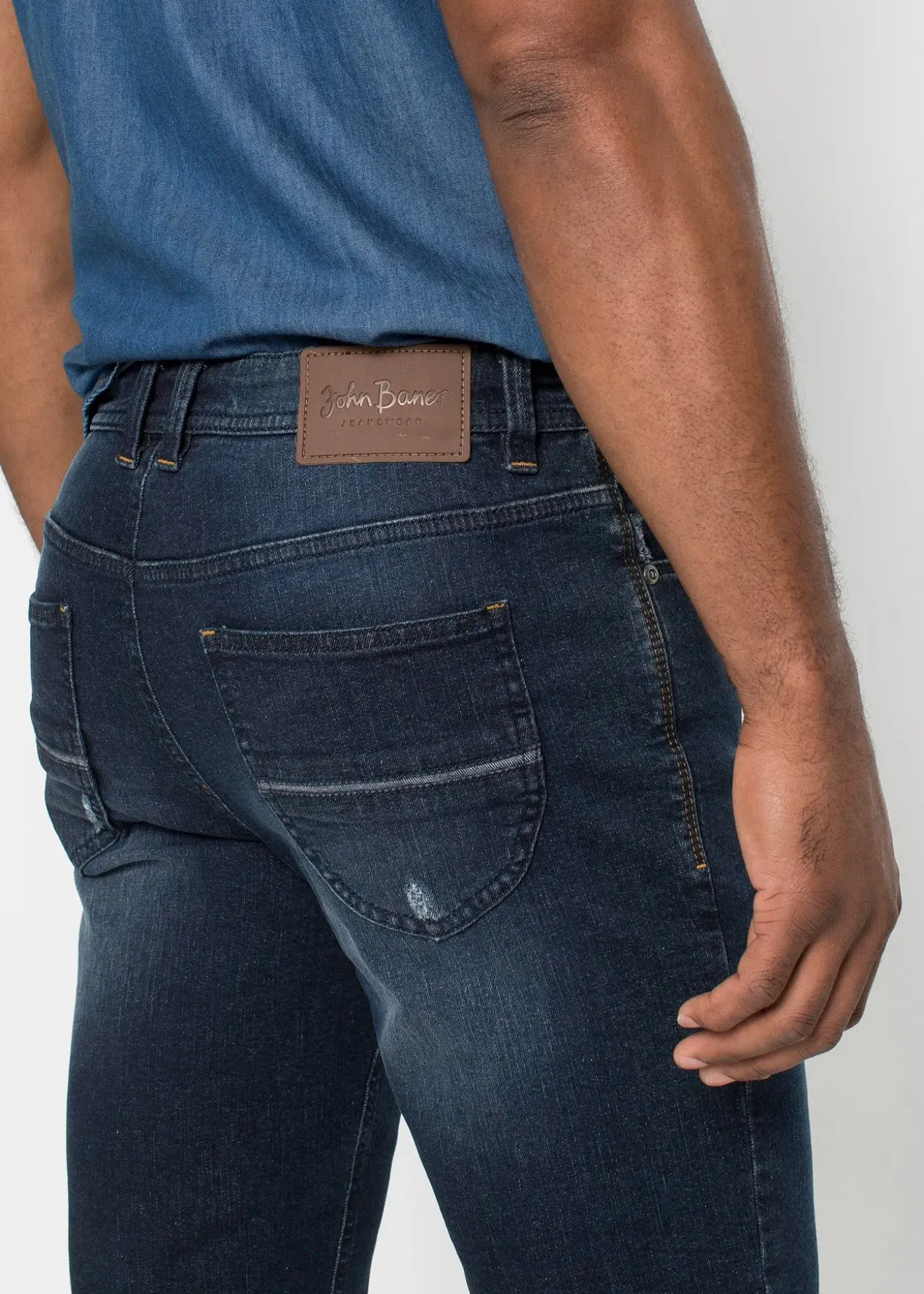 Bermuda en jean extensible, slim