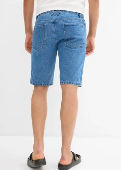 Bermuda en jean extensible, loose