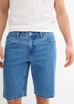 Bermuda en jean extensible, loose