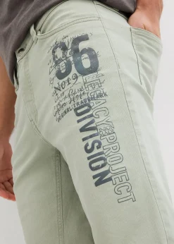 Bermuda en jean extensible, Regular