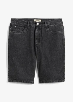 Bermuda en jean extensible, loose