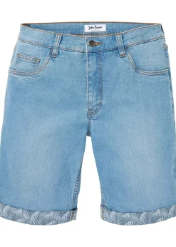 Bermuda en jean extensible, Regular