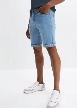 Bermuda en jean extensible, Regular