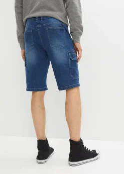 Bermuda en jean extensible, Regular