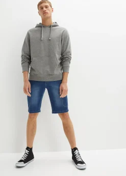 Bermuda en jean extensible, Regular