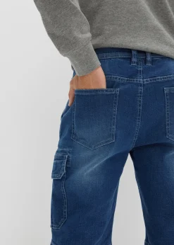 Bermuda en jean extensible, Regular