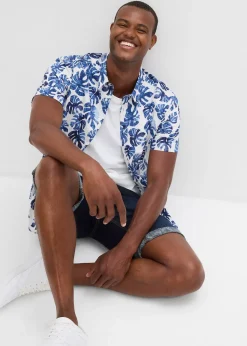 Bermuda en jean extensible, Regular