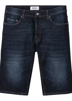 Bermuda en jean extensible avec entrejambe renforcé, regular