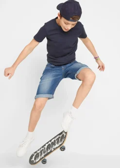 Bermuda en jean extensible, slim