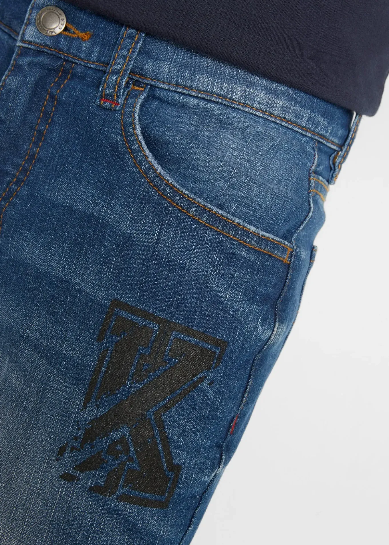 Bermuda en jean extensible, slim