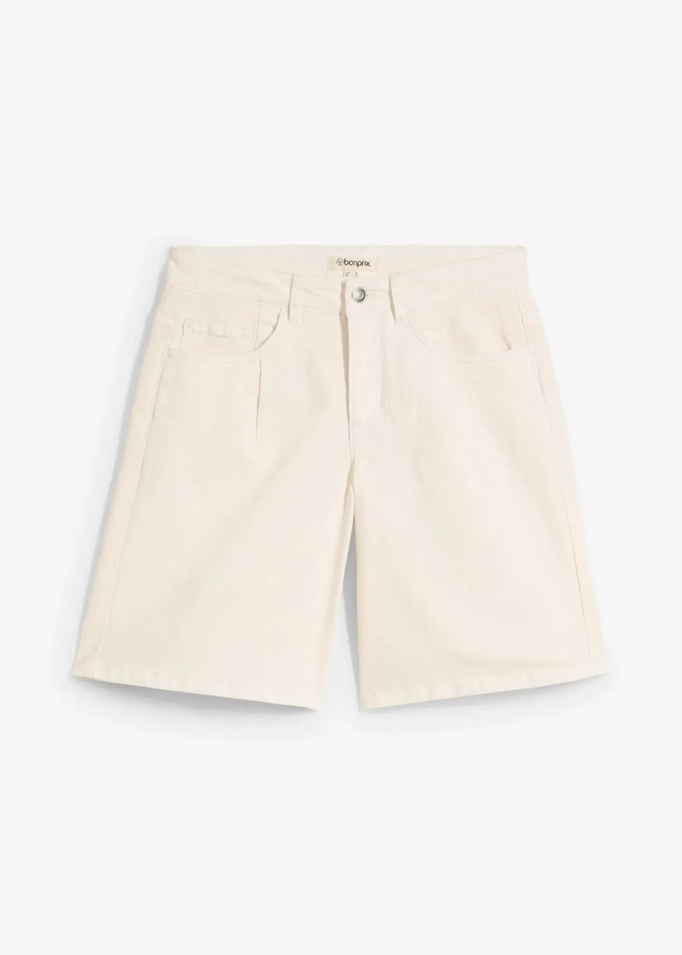 Bermuda en jean, taille mi-haute