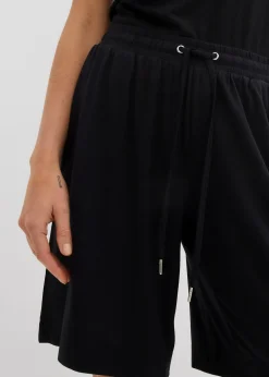 Bermuda en jersey de viscose fluide