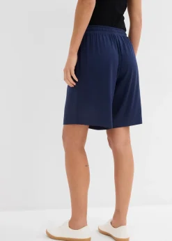 Bermuda en jersey de viscose fluide