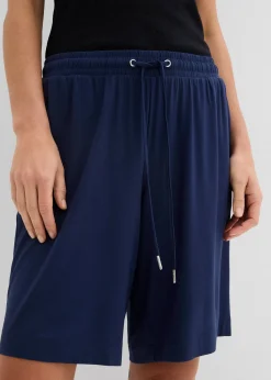 Bermuda en jersey de viscose fluide