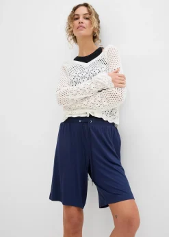 Bermuda en jersey de viscose fluide