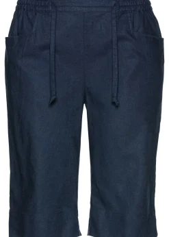 Bermuda en lin majoritaire