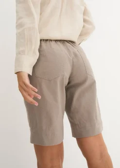 Bermuda en lin majoritaire