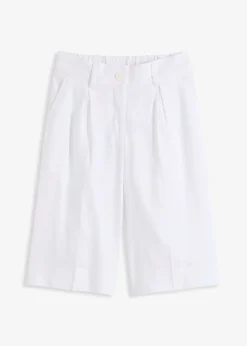 Bermuda en lin mélangé