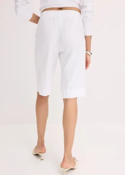 Bermuda en lin mélangé