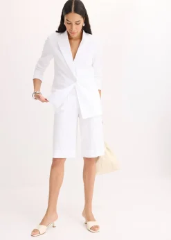 Bermuda en lin mélangé