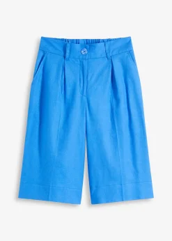 Bermuda en lin mélangé