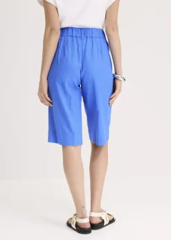 Bermuda en lin mélangé