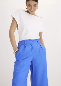 Bermuda en lin mélangé