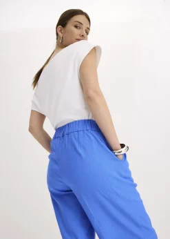 Bermuda en lin mélangé