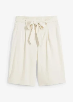 Bermuda en lin mélangé