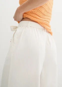 Bermuda en lin mélangé